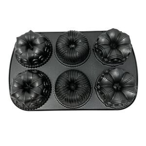 Nordic Ware 6 Cup Mini Bundtlette Baking Pan Assorted Design Variations